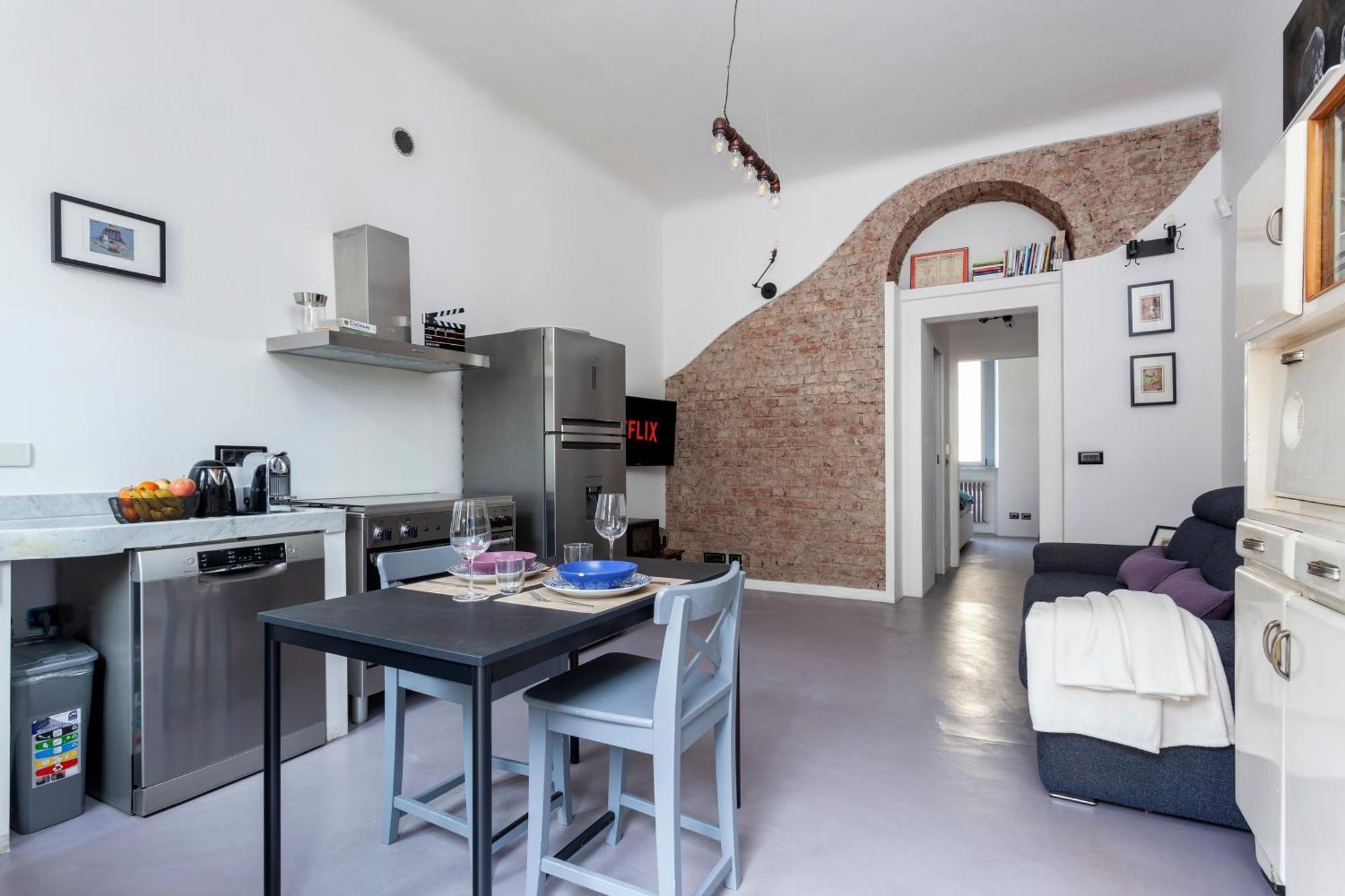 Stylish Industrial Flat Apartment Milano Ngoại thất bức ảnh